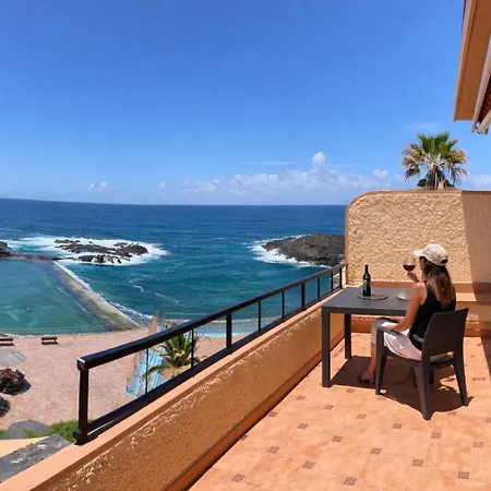 Terraza Con Vistas Al Mar Tenerife Norte Mesa Del Mar Apartment *